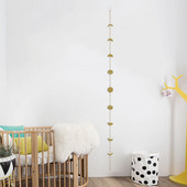 Moon Shining Phase Garland dekorációs láncok Boho arany falra akasztó díszek Támogatás Dropshipping Decoracion Habitacion