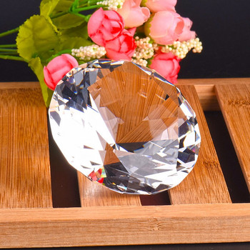 Розов кристален диамант 80 мм Подарък за рожден ден Брояч Декорация Маникюр Дисплей Ръчен модел Снимане на бижута Аксесоари за нокти Pro Too