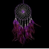 20 cm-es gyűrű Big Dream Catcher kézzel készített lakberendezési szélcsengő fali akasztó