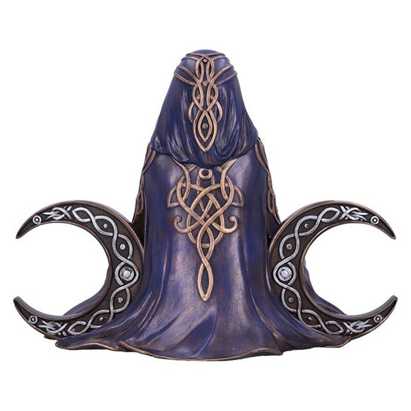 Motinos Žemės meno statulos ornamentas Tūkstantmečio Gaia rašomasis stalas, dervos amatų žavesio statula Motinos Žemės Nemezio meno statulos namų aksesuarai