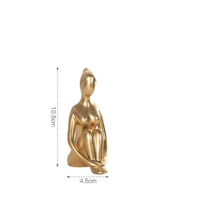 ERMAKOVA 12 stiluri de artă abstractă, rășină, poziții de yoga, figurină din porțelan, statuie de doamnă, pentru acasă, studio de yoga, ornament de decor