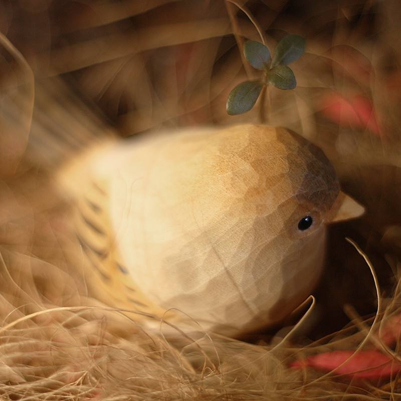 Pasăre Grasă Artizanat Artizanat Sculpturii în Lemn Păsări Pandantiv Ornamente din lemn masiv