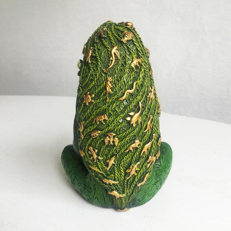 Motinos Žemės meno statula Tūkstantmečio Gaia statula Mitinė figūrėlė priešininkas Tūkstantmečio Gaia statula Motinos Žemės deivės meno statula