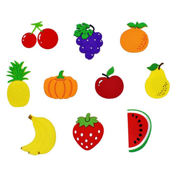 10 τεμ/Παρτίδα Cartoon Ψυγείο Μαγνήτης για Παιδιά Παιδικό Παιχνίδι Φυτικά Φρούτα Αυτοκινήτου Ζωικά Μαγνήτες για το Ψυγείο Διακόσμηση κουζίνας σπιτιού