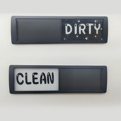 Savjeti za čišćenje sobe Akrilni kuhinjski magnet za perilicu posuđa Očistite prljavi znak Oznake čistoće Hotelski magnetski znak Dekoracija kućne sobe