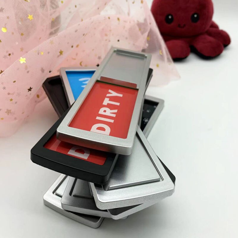 Savjeti za čišćenje sobe Akrilni kuhinjski magnet za perilicu posuđa Očistite prljavi znak Oznake čistoće Hotelski magnetski znak Dekoracija kućne sobe