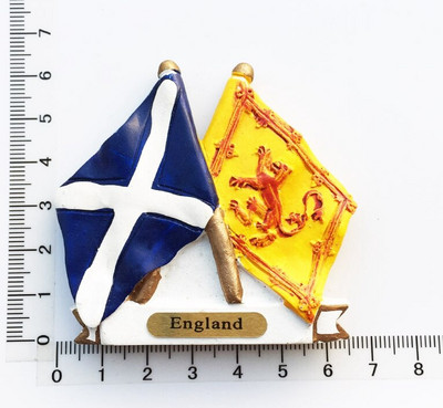 Marea Britanie Dublin Irlanda Scoția Magneți pentru frigider 3D Suveniruri de turism Autocolante magnetice pentru frigider pentru decorarea casei