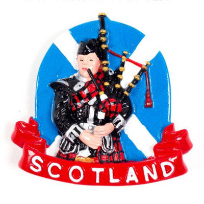 Marea Britanie Dublin Irlanda Scoția Magneți pentru frigider 3D Suveniruri de turism Autocolante magnetice pentru frigider pentru decorarea casei