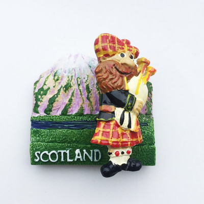 Marea Britanie Dublin Irlanda Scoția Magneți pentru frigider 3D Suveniruri de turism Autocolante magnetice pentru frigider pentru decorarea casei