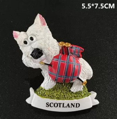 Marea Britanie Dublin Irlanda Scoția Magneți pentru frigider 3D Suveniruri de turism Autocolante magnetice pentru frigider pentru decorarea casei