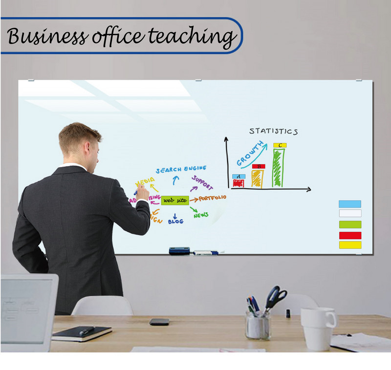 80X30mm 40 DB Csomagolt, Száraz törlés Mágneses címkék Kártya/Mágneses Névcímkék Teljes Hátsó Mágneses Újrafelhasználható Stikcer Whiteboard Office-hoz