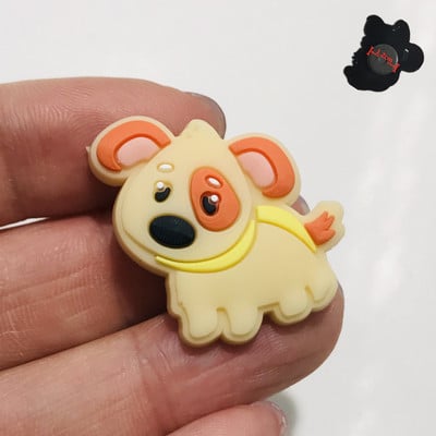 14 DB PVC Kawaii Rajzfilm Színes Állatok Hűtő Mágneses matrica Kutya Láng Madár Tigris Csont Macska Hűtőmágnesek Gyerekek Ajándékok