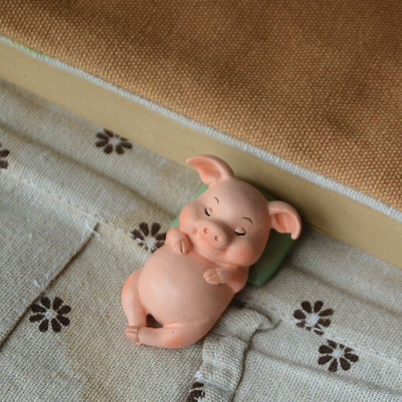 Mielas kiaulytės ornamentas rožinė kiaulė figūrėlė gyvūnas modelis automobilio ornamentas lėlių namelio dekoras mikro kraštovaizdžio dekoras