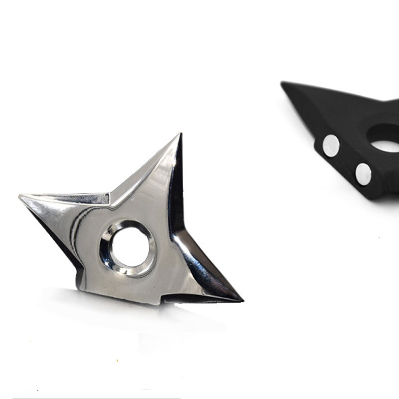 2 DB Ninja Shuriken hűtőmágnes hűtődekorációhoz Anime stílusú hűtőmágneses matricák fényképes lakberendezési kiegészítők
