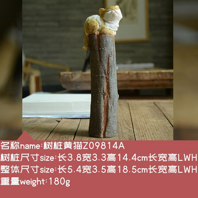 Divat Aranyos macska gyanta dekoráció Kreatív autókiegészítők Japán stílusú nappali dekorációk Asztali bútorok Kicsi