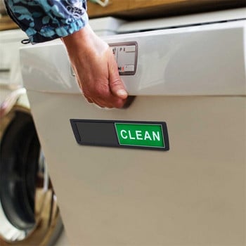 Съвети за почистване на дома Знак за чистота Хотелски магнитни табели Акрилен магнит за съдомиялна Машина Чист мръсен знак Съвет за почистване на стая Декор на стая