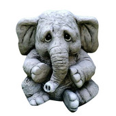 Statuie elefant figurine din rășină de animale artă drăguț ornament de grădină în aer liber sculptură decor pentru grădină decor în aer liber
