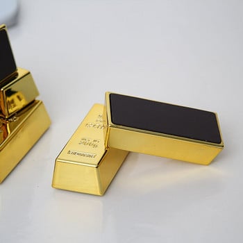 Αυτοκόλλητο 6 τμχ Διακόσμηση σπιτιού Χρυσό τούβλο Μαγνήτες Ψυγείο Ρητίνη Craft Gift For Home Fridge