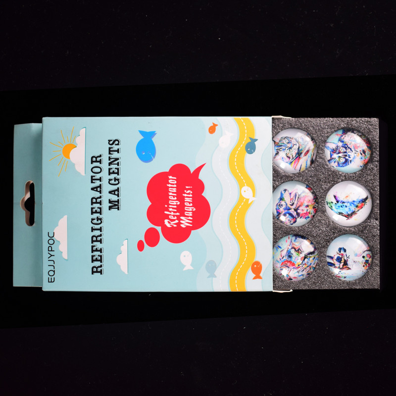 12kom Mandala 30MM stakleni magneti za hladnjak Setovi Yoga Totem Kristalni magnetski naljepnici Dekoracija hladnjaka Budizam Home Decor