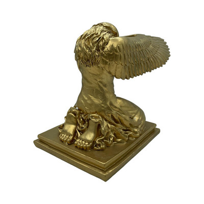 Ark Angel Statue Innovative Ark Angel Statue Διακοσμητικό ειδώλιο ρητίνης Gold Finish Statue for Indoor Outdoor Movie Props