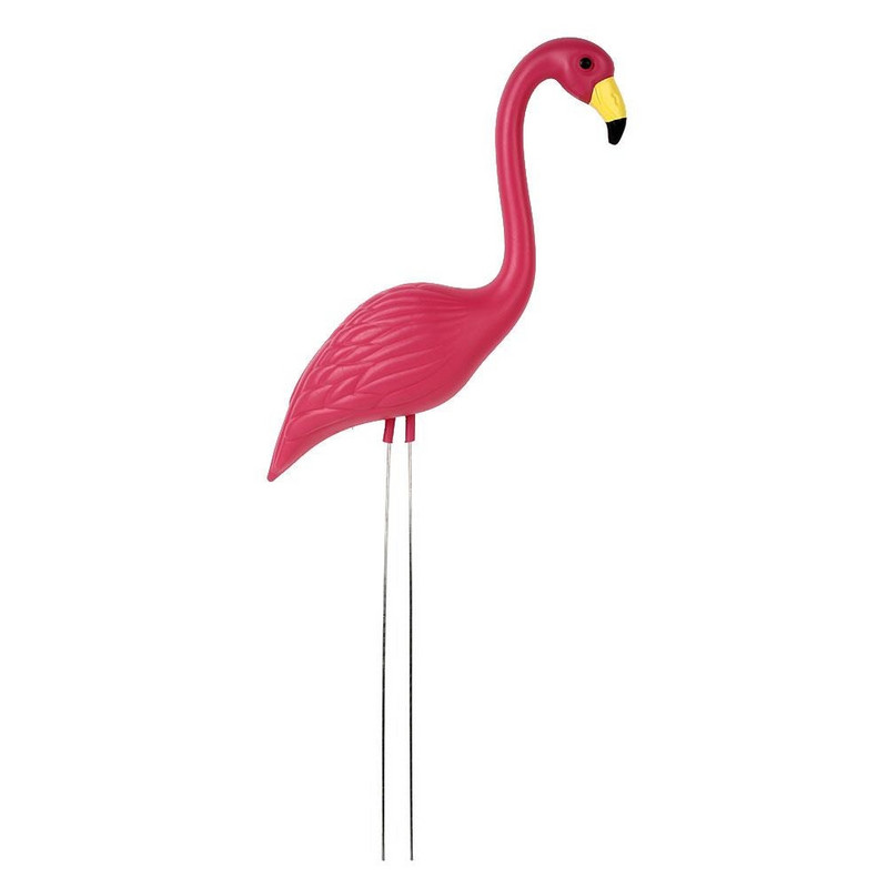 Rózsaszín flamingó szobor figurák mesterséges pázsit kerti díszek erkély dekoráció élethű állati díszek esküvői szertartás dekoráció