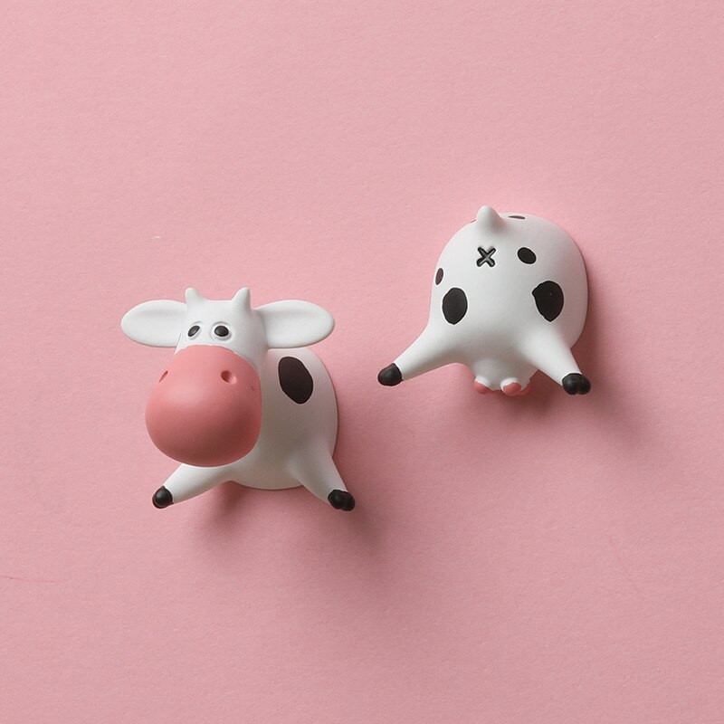 Ζώο ρητίνης Corgi Shiba Inu Pig Cow Ψυγείο Μαγνήτης Κινούμενα σχέδια Χαριτωμένο δημιουργικό μαγνήτης Διακόσμηση τηλεφώνου Μαγνήτης εξόδου αέρα αυτοκινήτου