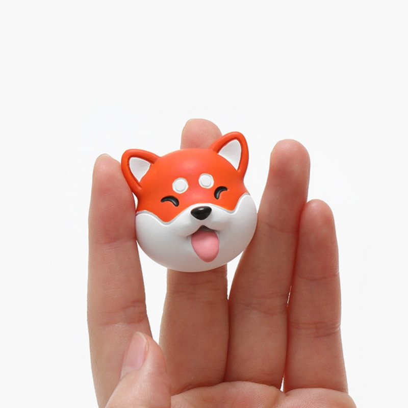 Ζώο ρητίνης Corgi Shiba Inu Pig Cow Ψυγείο Μαγνήτης Κινούμενα σχέδια Χαριτωμένο δημιουργικό μαγνήτης Διακόσμηση τηλεφώνου Μαγνήτης εξόδου αέρα αυτοκινήτου