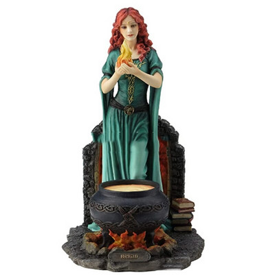 Graikija Religija Triguba deivė Resin statula Keltų triguba deivė mergelė Motina Krono statula Skulptūra Dievybės namų dekoras