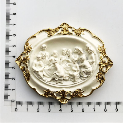 Israel Orașul antic al Ierusalimului Șapte sfeșnice Magnet pentru frigider 3D Suvenir de călătorie Autocolante magnetice pentru frigider