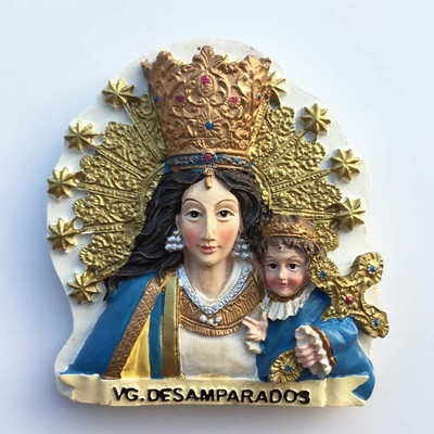 Israel Orașul antic al Ierusalimului Șapte sfeșnice Magnet pentru frigider 3D Suvenir de călătorie Autocolante magnetice pentru frigider