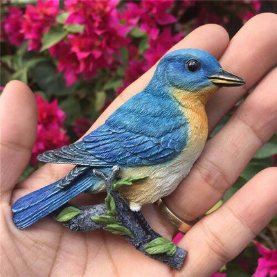 Állatmadár hűtőmágneses gyanta díszítő mágneses mágnes