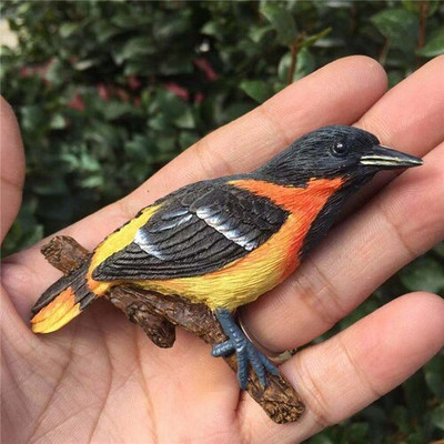 Állatmadár hűtőmágneses gyanta díszítő mágneses mágnes