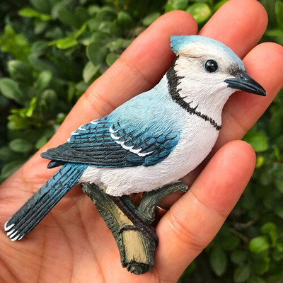 Állatmadár hűtőmágneses gyanta díszítő mágneses mágnes