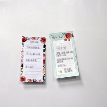 Μαγνητικά σημειωματάρια για σημειωματάρια ψυγείου Αυτοκόλλητο Μαγνητικά σημειωματάρια Λίστα εκκρεμοτήτων Λίστα σημειωματάριων ψυγείου