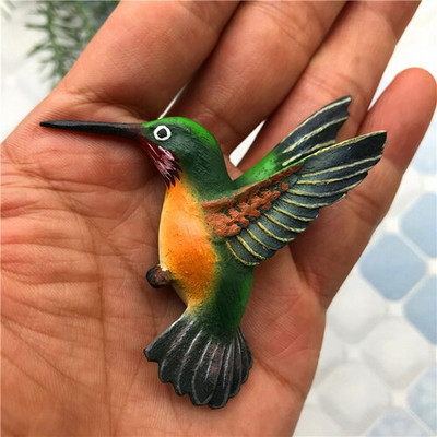 QIQIPP madárgyanta szívó dekoratív mágnes, kolibri