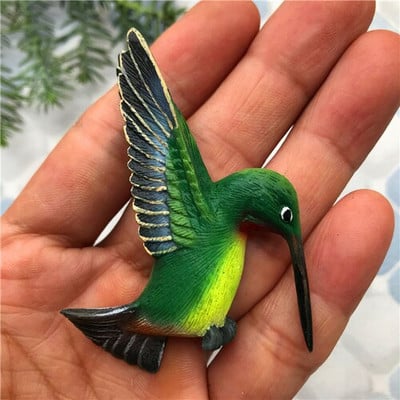 QIQIPP madárgyanta szívó dekoratív mágnes, kolibri
