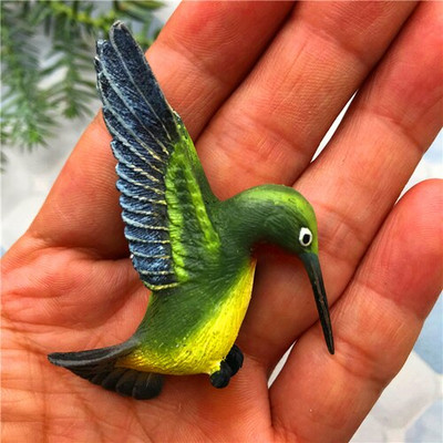 QIQIPP madárgyanta szívó dekoratív mágnes, kolibri