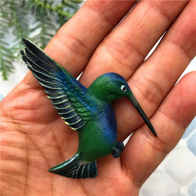 QIQIPP madárgyanta szívó dekoratív mágnes, kolibri