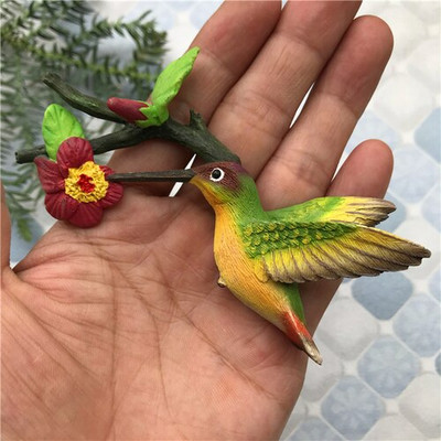 QIQIPP madárgyanta szívó dekoratív mágnes, kolibri