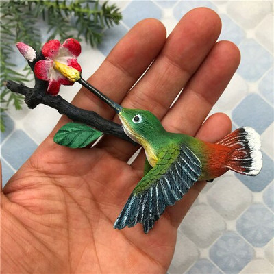 QIQIPP madárgyanta szívó dekoratív mágnes, kolibri