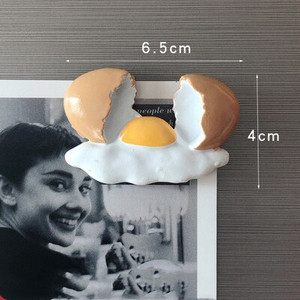 Hűtőmágnes Mesterséges Élelmiszer Hűtőszekrény Mágnes Kenyér Tojás Zöldségek Mágneses Otthoni Dekorációk Re-ment Ajándékok Otthoni Kiegészítők