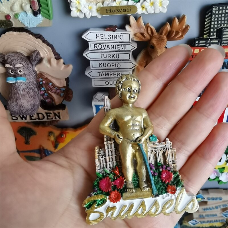 Šaldytuvo magnetai Briuselis Madeira Švedija Suomija Čekija Prancūzija Graikija Airija Portugalija Ispanija Kroatija Tenerifė Škotija Amsterdamas