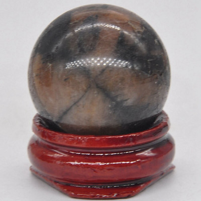 30 mm apvalus brangakmenių rutulys, mineralas, natūralūs gydomieji kristalai ir akmenys, sfera Wicca čakra, masažo gaublys smulkmenos dekoras su stovu