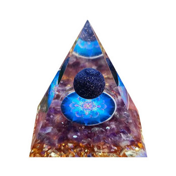 Δέντρο της Ζωής Πυραμίδα Οργονίτης Θεραπευτικοί Κρύσταλλοι Ενέργεια Ρέικι Τσάκρα Πολλαπλασιαστής Αμέθυστος Διαλογισμός Lucky Gather Wealth Stone
