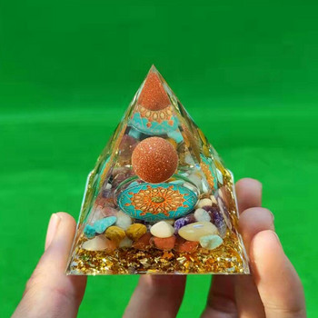 Δέντρο της Ζωής Πυραμίδα Οργονίτης Θεραπευτικοί Κρύσταλλοι Ενέργεια Ρέικι Τσάκρα Πολλαπλασιαστής Αμέθυστος Διαλογισμός Lucky Gather Wealth Stone
