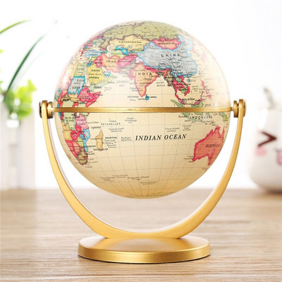 Vintage globus svijeta Mapa Home Decor Dodaci Globus Zemlja Drveni globus Ornamenti Karta svijeta Zemljopisna soba Dekoracija uredskog stola
