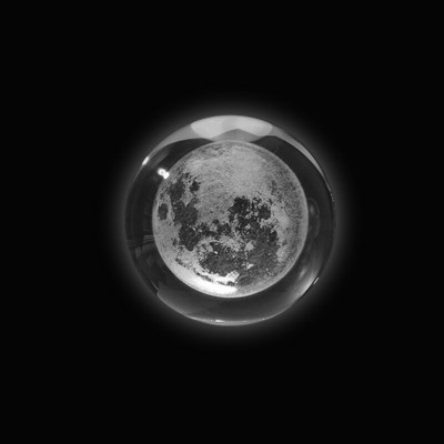 Loominguline kristallpall Crystal Planet Globe 3D lasergraveeritud päikesesüsteemi pall puutelülitiga LED-valgusaluse astronoomiakujundusega