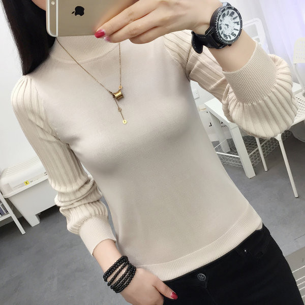 Γυναικείο μακρυμάνικο πλεκτό πουλόβερ