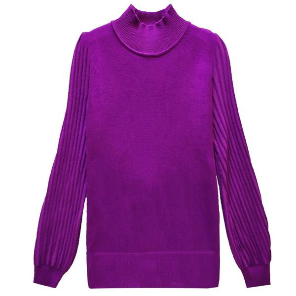 Γυναικείο μακρυμάνικο πλεκτό πουλόβερ