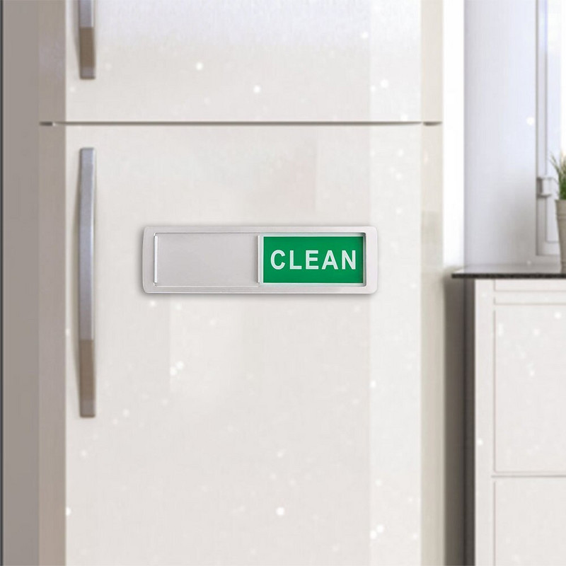 Indaplovės magnetas švarus purvinas ženklas Magnetas švarus purvinas ženklas magnetas indaplovės magnetiniai lipdukų papuošimai